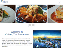 Tablet Screenshot of cobaltrestaurant.net